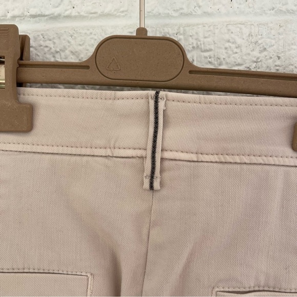 NEW Brunello Cucinelli Tapered Leg Trouser Pants C9443 Tan Size 44 NWT - Picture 8 of 12